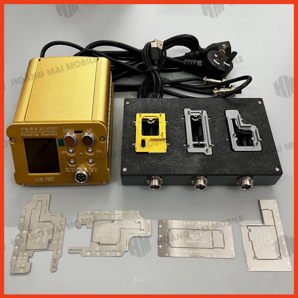 Bộ đế nhiệt tách main X-11PM WL WLHT007 gia nhiệt hỗ trợ tách, ghép lớp main 2 tầng. Bộ gồm đế và 1 khuôn