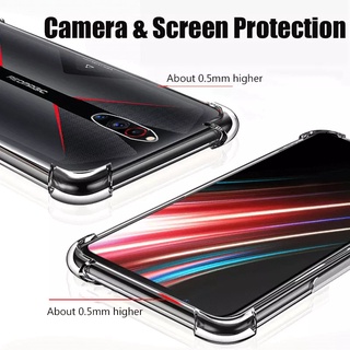 Ốp Điện Thoại Silicon Mềm Trong Suốt Chống Sốc Cho ZTE Nubia Red Magic 8 Pro Red Magic 8 Pro + 7 7S 6R 6 Pro 5G 5S 3s 3