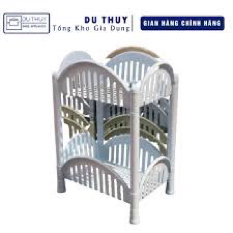 Kệ để đồ đa năng 2 tầng, 3 tầng nhựa Việt Nhật kệ đựng gia vị bằng nhựa, kệ kiểu chữ nhật trong phòng tắm nhiều tầng