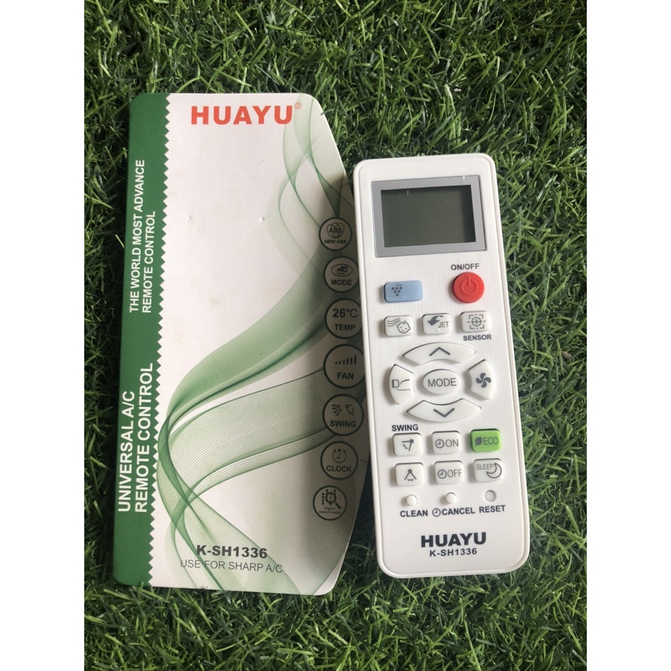 Điều khiển điều hòa SHARP đa năng HUAYU K-SH1336 dùng được cho gần nhiều mẫu máy lạnh sharp hiện nay