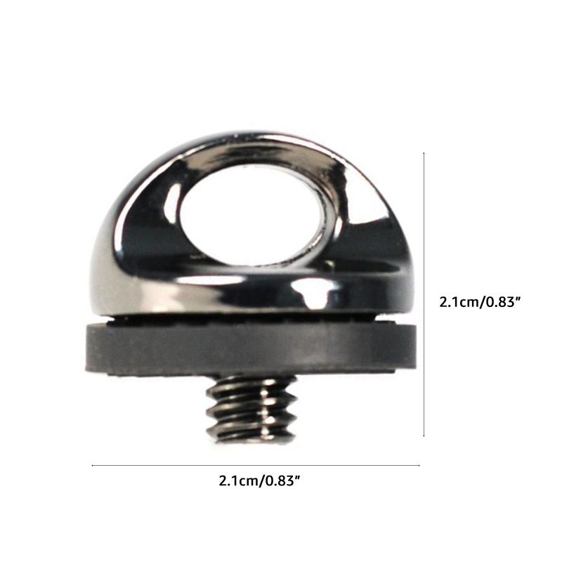 RR DSLR Camera Dây Đeo Vai Vít D-ring Vít Tiêu Chuẩn 1 4 -20 Kim Loại Chân Máy Gắn Vít Cho Đĩa Phát Hành Nhanh