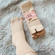 ⭐ HÀNG LOẠI 1 ⭐10 Combo 10 đôi tất xỏ ngón GVG màu da