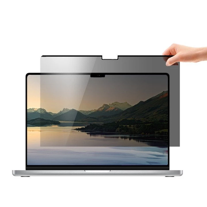 Dán màn hình chống nhìn trộm macbook pro, macbook air, macbook m1 - H01