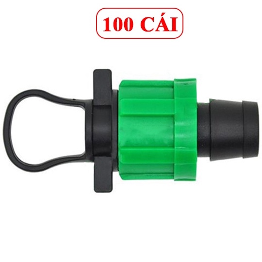 Bịch 100 Bịt ống nhỏ giọt dẹp 16mm, đầu bít cuối đường ống tưới nhỏ giọt