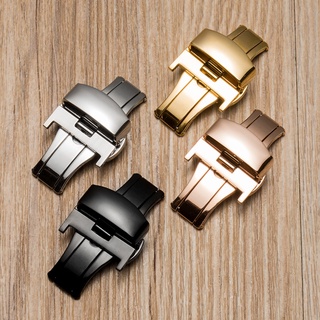 Khóa Dây Đồng Hồ Bằng Thép Không Gỉ Dày Dặn Họa Tiết Vảy Cá 10mm 12mm 14mm 16mm 18mm 20mm 22mm