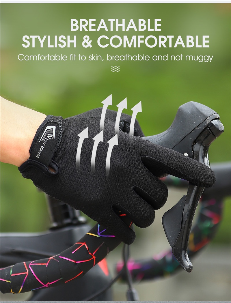 Mô tả Găng tay WEST BIKING chống nắng thoáng khí cho hoạt động ngoài trời/đi xe máy - 4