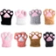GODD 1 Mèo Con Móng Vuốt Ấm Găng Tay Cosplay Sang Trọng Mitten Cho Halloween