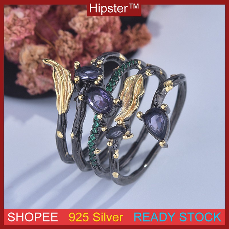 Women's Moissanite Engagement Ring by hipsterp4.vn