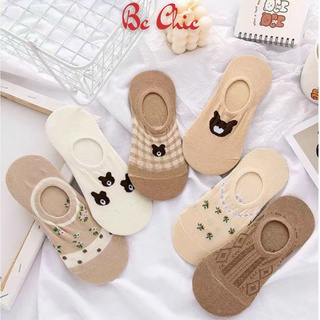 Tất hài nữ, tất hài hoạ tiết dễ thương phong cách Hàn Quốc T776 BC_CHIC LINGERIE