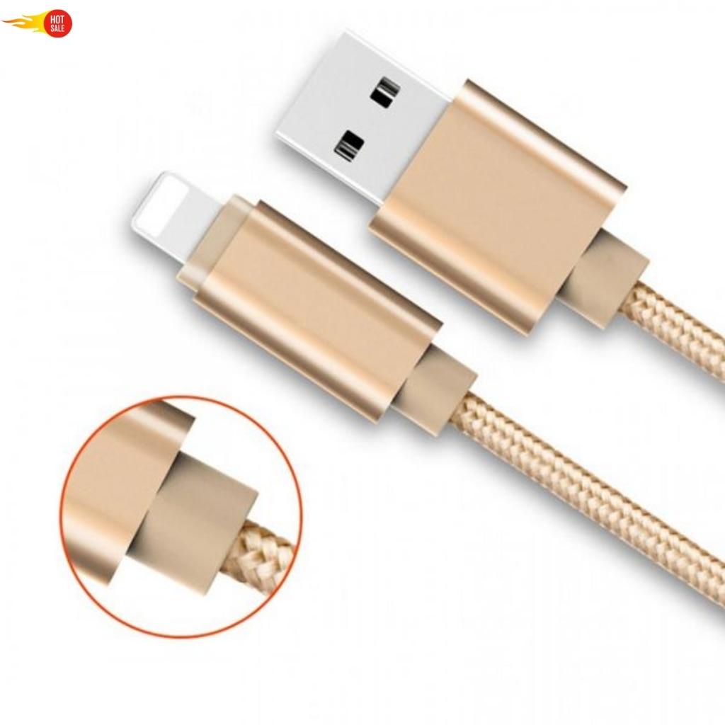 Dây sạc cao cấp dù 1m và 3m dành cho IP7/8/7plus/8plus/x/xsmax/11/12/13 ...