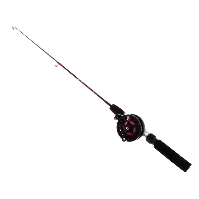 1 Set Fishing Rod With Fishing Reel Ultra Short Portable Mini Winter Outdoor Ice