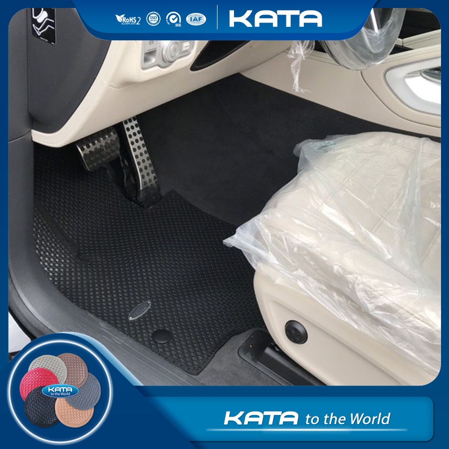 Thảm lót ô tô KATA cho xe Mercedes GLS (450..vv) (GL500,550) (2020 - 2023)  - Khít với sàn, Chống trơn, Không mùi