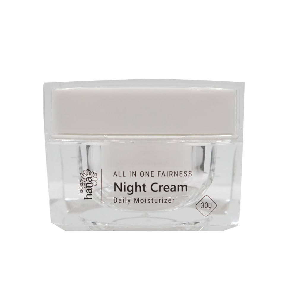 Ảnh (Dạng gói date 5/2025) Kem Dưỡng Trắng Da Mặt Ban Đêm Ngừa Lão Hóa Da RIORI HANA NIGHT CREAM 1.5g 3
