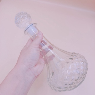 Chai Thủy Tinh Mắt dứa Trong Suốt Cao Cấp Dung Tích 750 ML