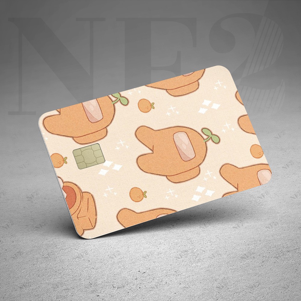 Miếng Dán Trang Trí COLORFUL AMONG US - Sticker Thẻ ATM (Thẻ Chung Cư, Thẻ Xe, Debit, Credit) NF2
