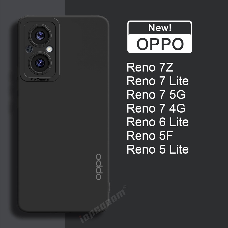 Ốp Điện Thoại Silicon Mềm Nhám Màu Kẹo Thời Trang Mới Cho OPPO Reno 7 8 5G 7Z 5F 5 6 Lite Reno7 Z 4G