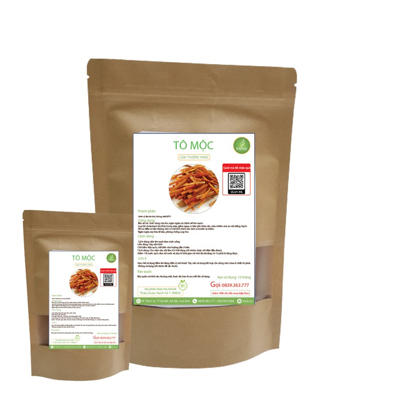 Tô mộc khô thượng hạng JINDO 1kg