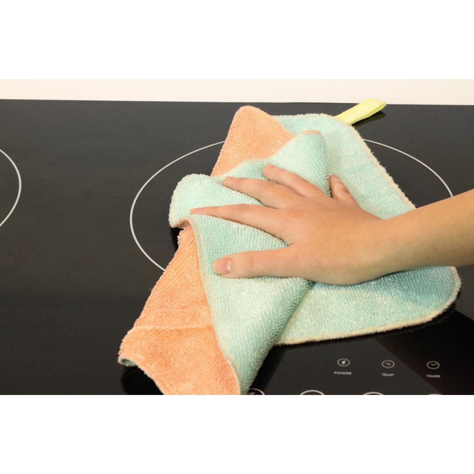 Ảnh Khăn lau bếp sạch bóng dầu mỡ Vargreen ( 1 chiếc loại 2 lớp) 4