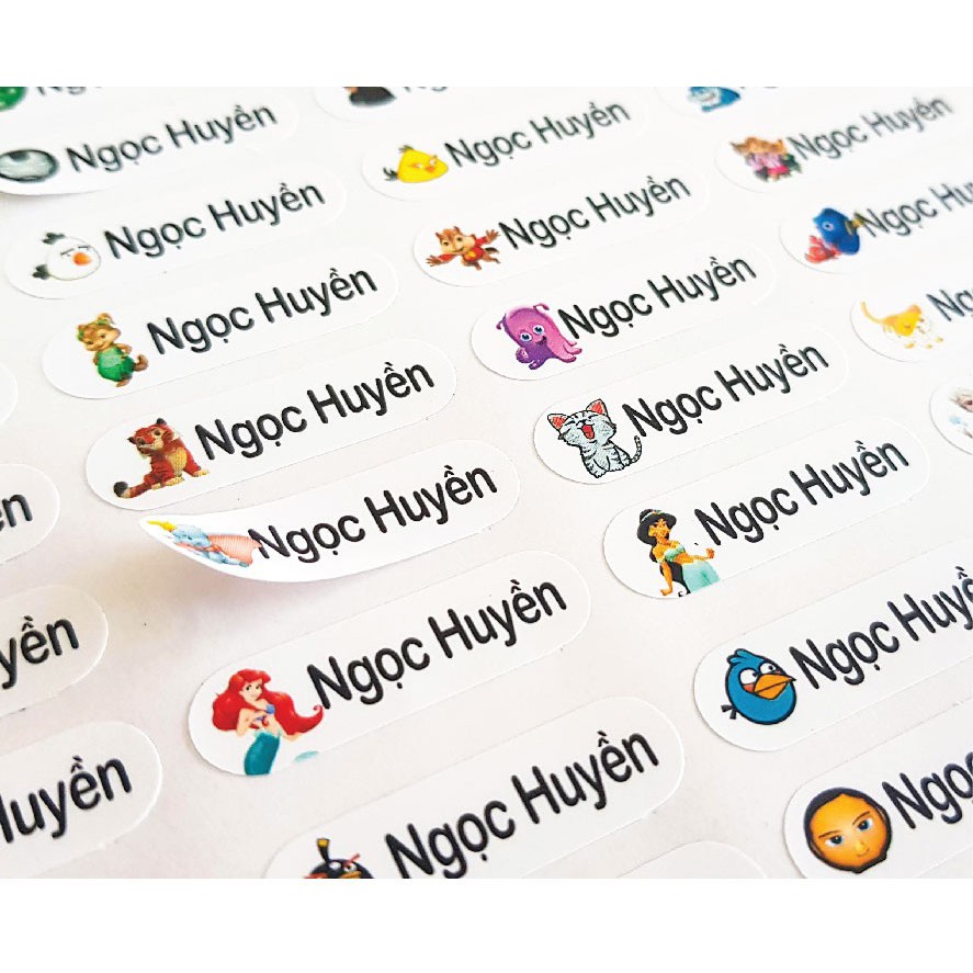 In Sticker Tên Bé - Lựa Chọn Tuyệt Vời Cho Bé Yêu, Tiện Dụng Và Đầy Sáng Tạo