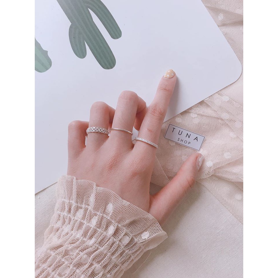 Women's 925 Silver Feng Shui Ring by TuNa Silver - Trang sức bạc