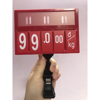 Bảng giá kẹp lật số dùng cho siêu thị cửa hàng tạp hóa, cửa hàng thực phẩm