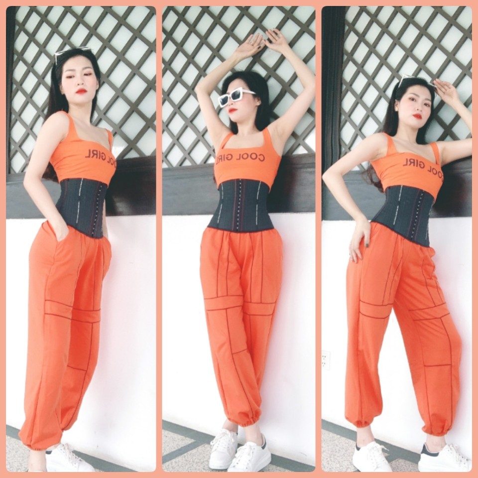 Ảnh Đai nịt bụng giảm mỡ định hình eo latex Corset Chuẩn truyền thống 25 xương màu đen 3