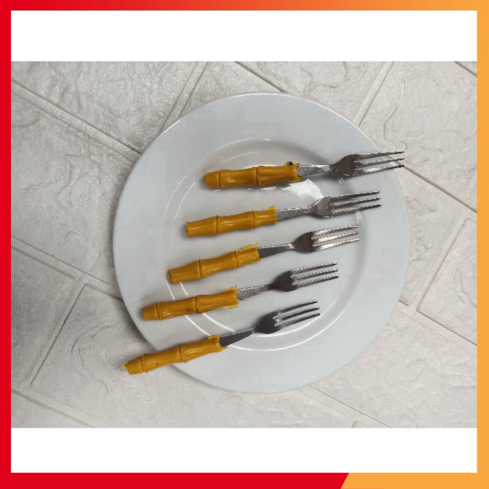 10 rĩa inox cán trúc | Shopee Việt Nam