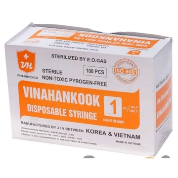KIM TIÊM TIỂU ĐƯỜNG SUNGSHIM , BƠM TIÊM INSULIN SỬ DỤNG 1 LẦN VINAHANKOOK 1ml hộp vàng