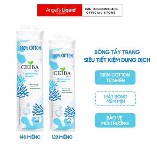 Bông Tẩy Trang Ceiba 100% Cotton Siêu Tiết Kiệm Dung Dịch