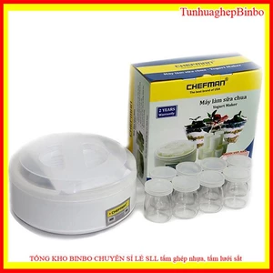 Máy làm sữa chua Chefman 8 cốc thủy tinh CM-302T