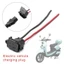 GAVESTO 1 / 2 / 5 Đầu nối xe điện với phích cắm sạc cáp 12AWG Ba bộ phận xe điện dọc