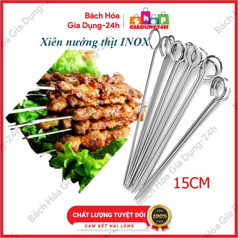 So Sánh Que Xiên Thịt Nướng Inox và Que Xiên Thịt Bằng Gỗ