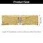 GAVESTO Sequin Thắt lưng đàn hồi rộng dành cho nữ Cinch Váy nữ thường ngày Cummerbands