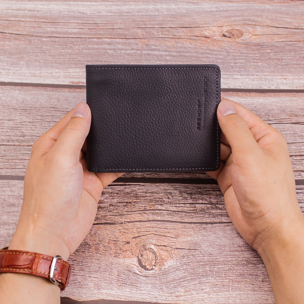 Ảnh Ví nam da bò sáp Mexico Bụi Leather V102 cao cấp 4