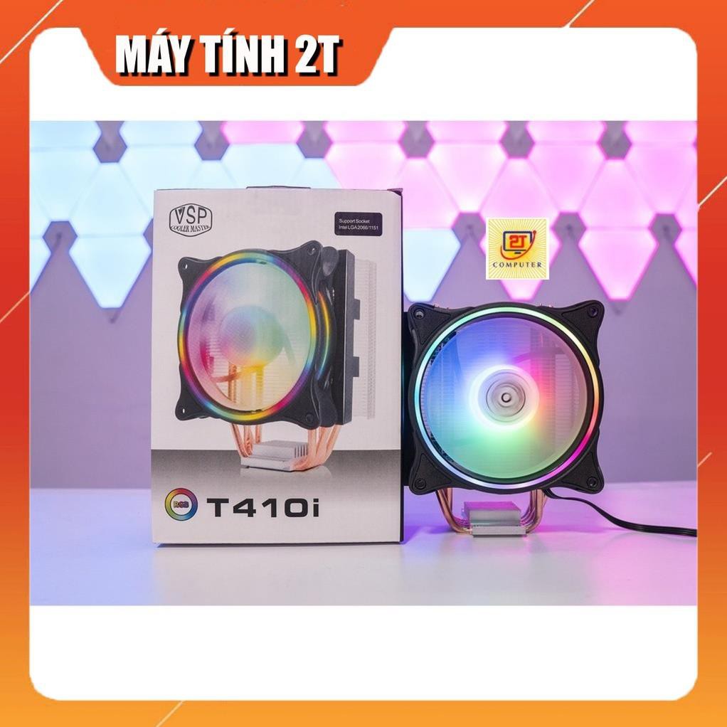 Tản Nhiệt CPU VSP Cooler Master T410i Led RGB Hỗ Trợ SK AMD và Intel Máy Tính 2T Shopee