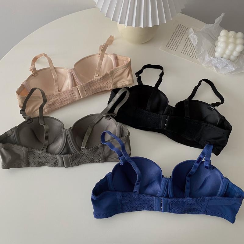Áo ngực nữ đúc su thun lạnh có gọng đệm mút dày không dây mặc cúp ngực nâng ngực sexy LANIXA A2025