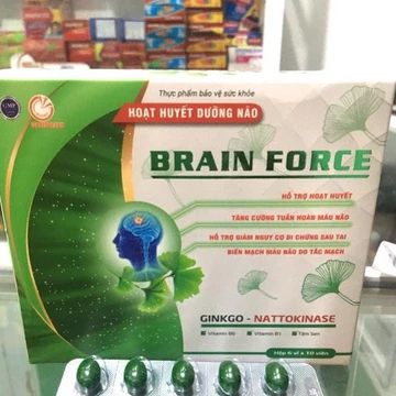 [CHÍNH HÃNG]🔥Hoạt huyết dưỡng não Brain Force🔥Tăng cường tuần hoàn não,giảm nguy cơ máu đông,thiểu năng tuần hoàn não