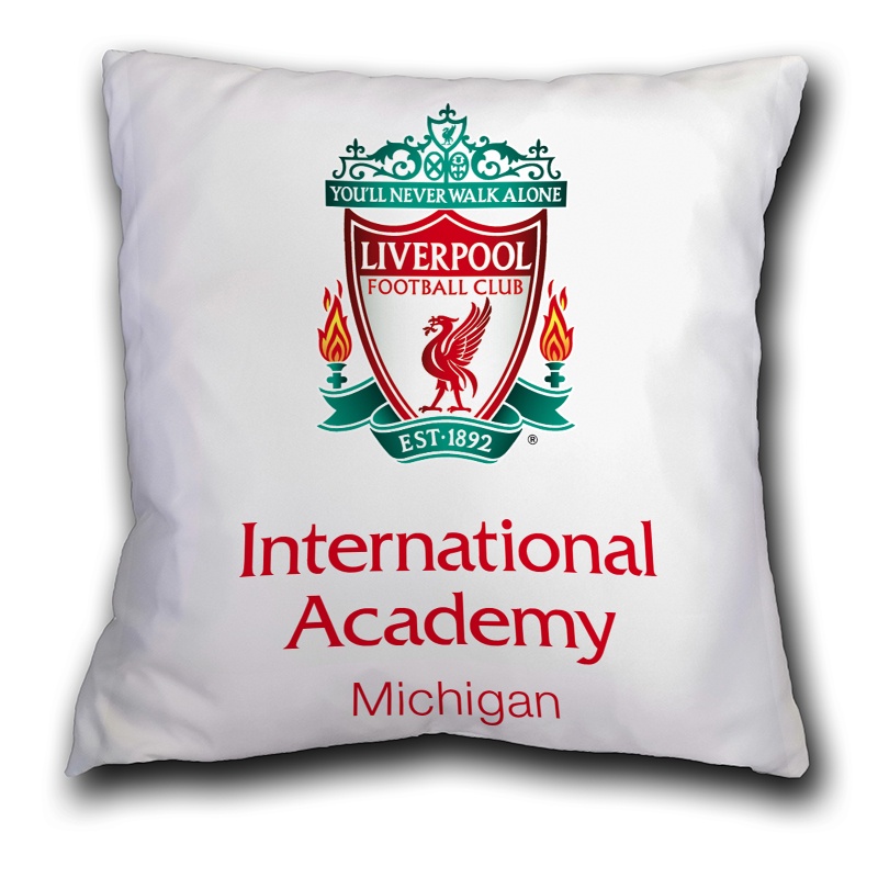 Vỏ Gối Polyester Một Mặt In Logo Câu Lạc Bộ Bóng Đá Liverpool Trang Trí Nhà Cửa / Xe Hơi (Không Kèm Lõi)