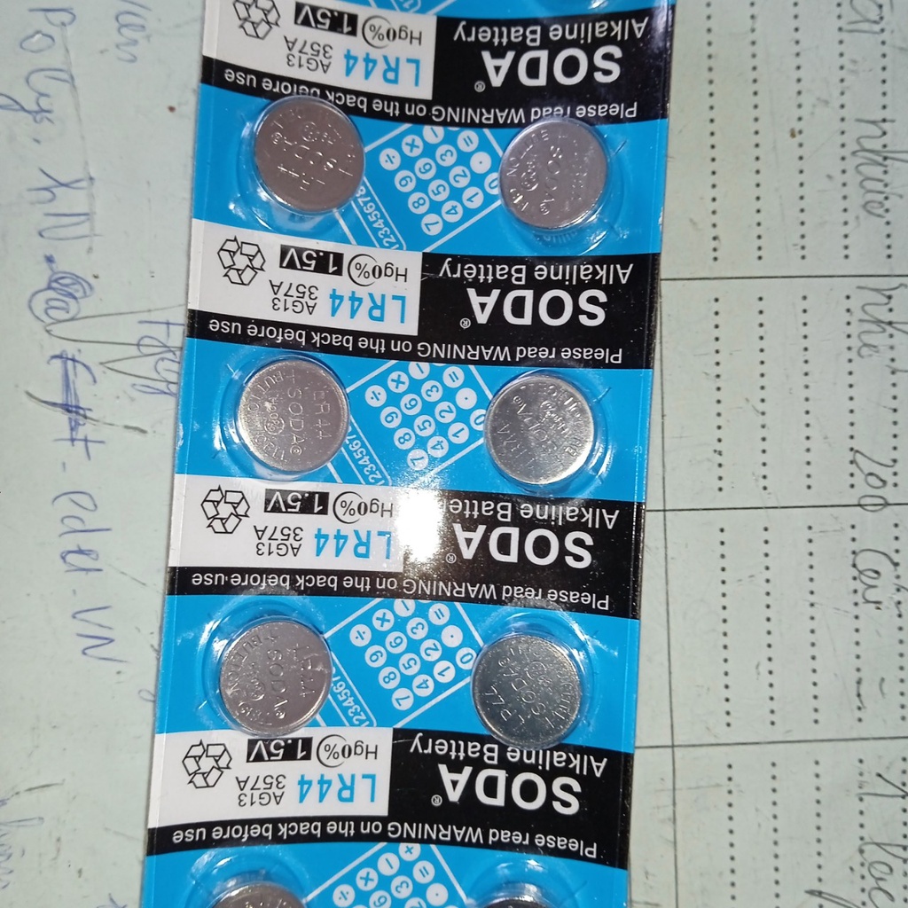 Pin cúc áo LR44 AG13 357A điện áp 1.5V cho ẩm kế đồng hồ | Shopee Việt Nam