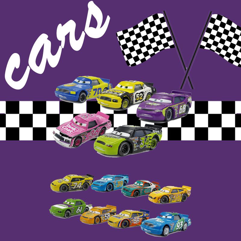 Pixar Racer Cars King Mô hình hợp kim Mini để làm quà tặng sinh nhật Trẻ em Cherish Will