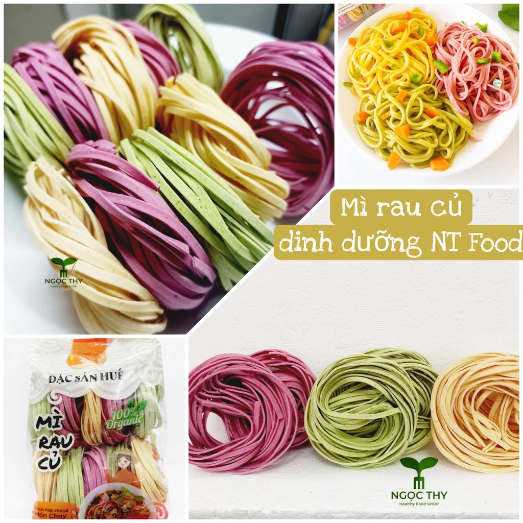 [NT Food] Mì rau củ bản to làm từ cải bó xôi, cà rốt, củ dền đặc sản ...