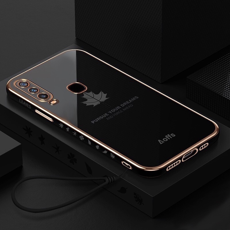 Ốp Điện Thoại In Họa Tiết Lá Phong Sang Trọng Cho Vivo Y12S Y20 Y20i Y20S Y15A Y15S Y11 Y12 Y17 Y21S Y33S Y85 Y93 Y95 Y19 Y50 Y20i
