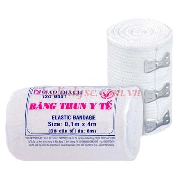 COMBO 2 Băng Chun Băng Thun Bảo Thạch - QM Băng Đàn Hồi Băng Bó Vết Thương Chuyên Dụng Trong Y Tế