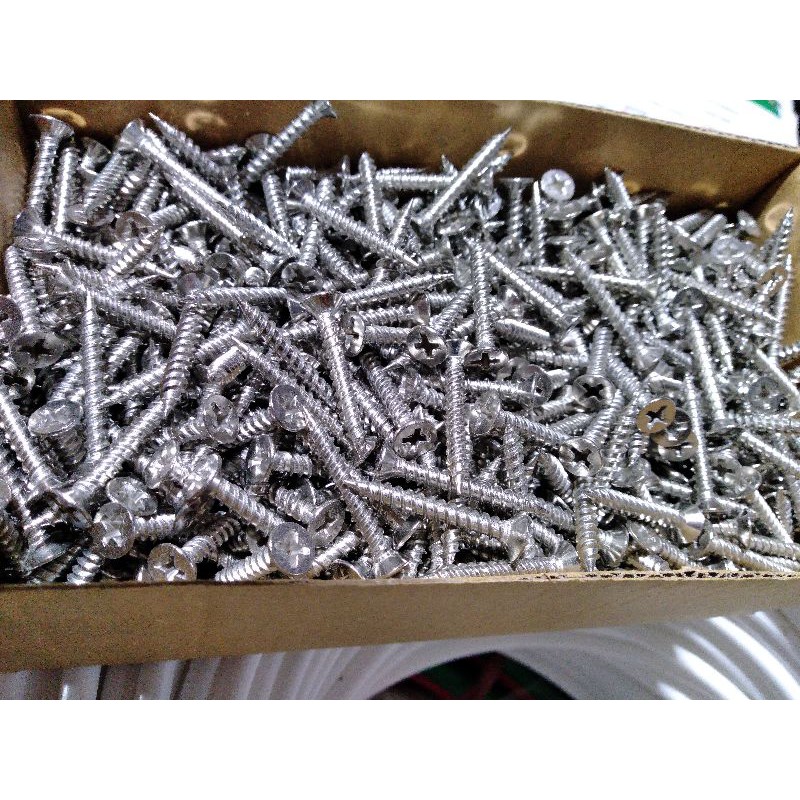 100 con Vít inox 304 xịn vít đóng nở vít gỗ các cỡ | Shopee Việt Nam