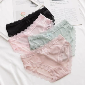 Quần lót nữ đẹp - đồ lót nữ ren cao cấp kháng khuẩn sexy gợi cảm ôm dáng không tạo hằn D21