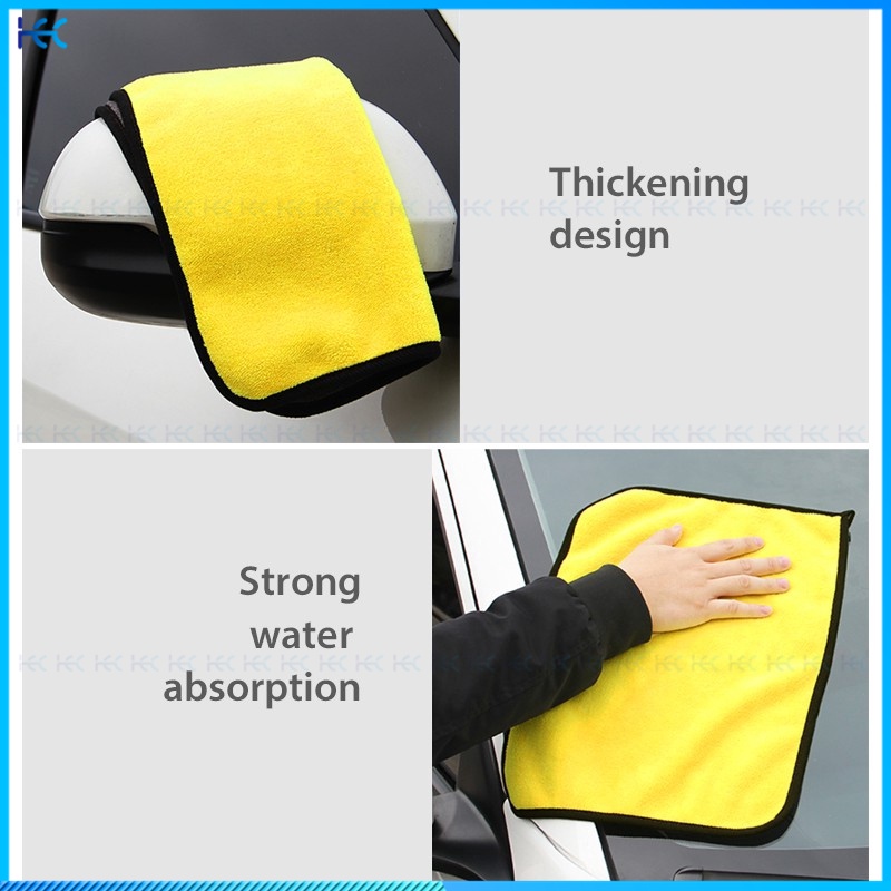 Khăn Rửa Xe 30x30cm Vải Sấy Microfiber Có Sẵn Phụ Kiện Vệ Sinh
