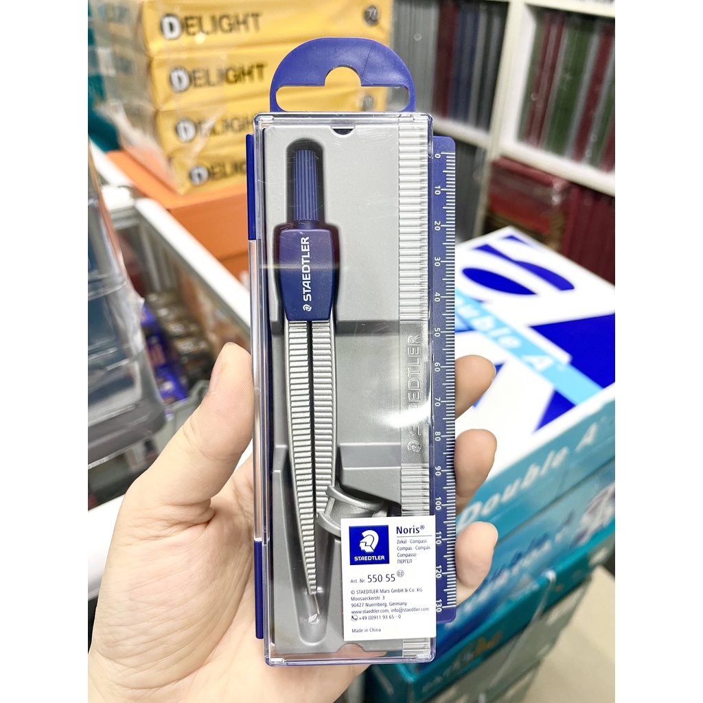Compa học sinh Staedtler 550 55 cắm chì gỗ, chì kim - Hàng chính hãng ...