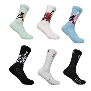 Nba Airman Tất Bóng Rổ Cao Cấp Dày Cao Cấp Thực Tế Tất Thể Thao Trắng Nam Giữa Ống Khăn Đáy Elite Tất