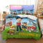 ST2 3IN1 PAW Bộ Drap giường tuần tra Bộ Drap giường cỡ đôi đơn Phòng ngủ gia đình Bộ vỏ gối thoải mái TS2