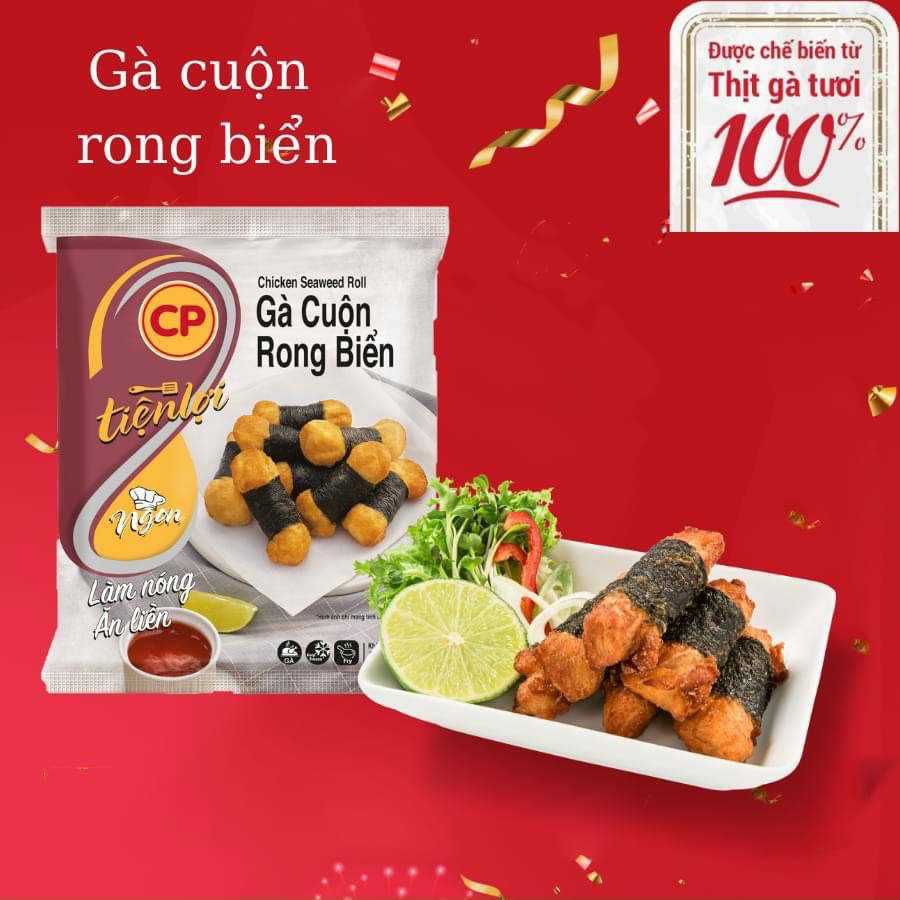 Gà cuộn rong biển CP 300gr (giao Hỏa Tốc TPHCM) | Shopee Việt Nam